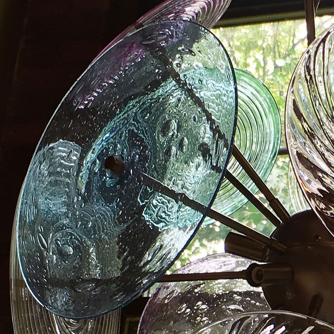 AM2213 ORBITAL LENSES CHANDELIER