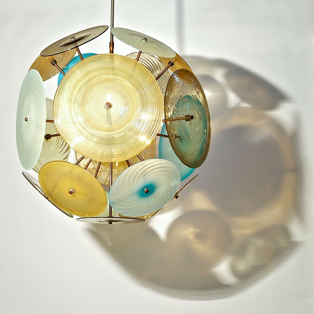AM2213 ORBITAL LENSES CHANDELIER