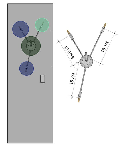 AM2214 CONSTELLATION WALL SCONCES