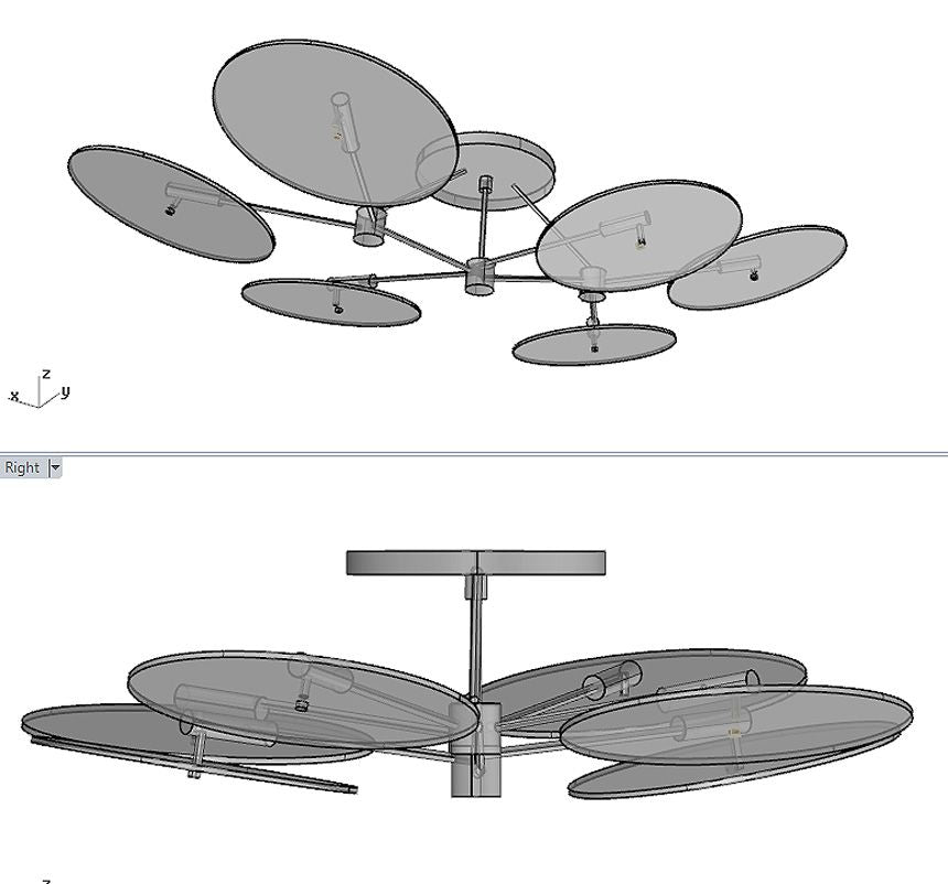 AM2219 CONSTELLATION CHANDELIER