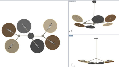 AM2219 CONSTELLATION CHANDELIER