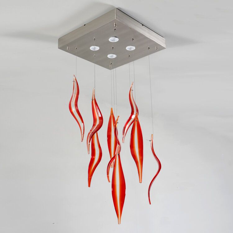 AM2232 VOLARE GLASS CHANDELIER