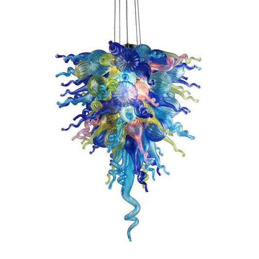 AM2235 ANGEL MURANO GLASS CHANDELIER