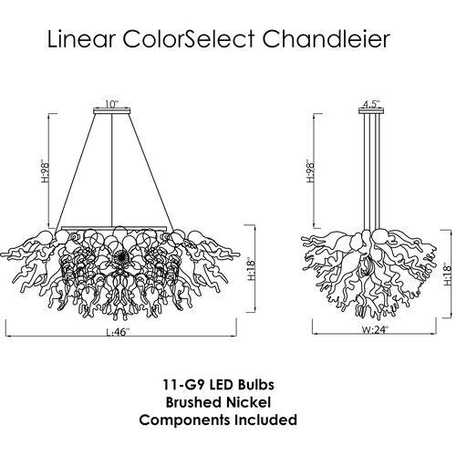 AM2235 ANGEL MURANO GLASS CHANDELIER