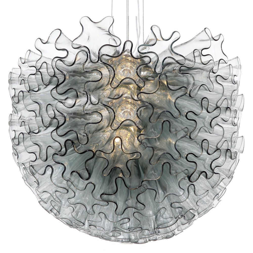 AM2239 DAHLIA GLASS CHANDELIER