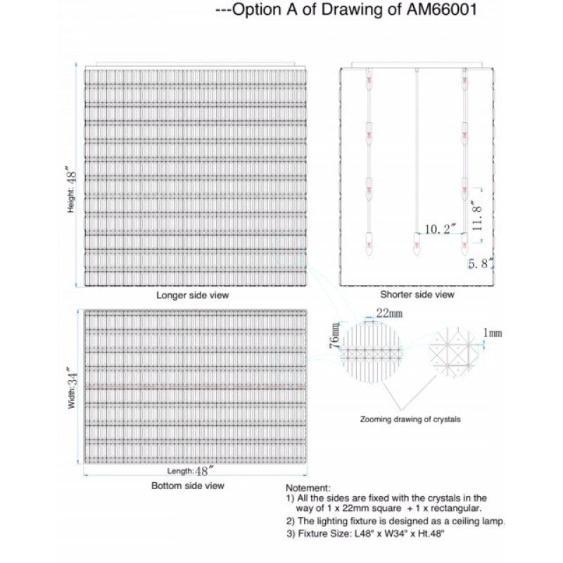 AM2535 CUBE GLITTER