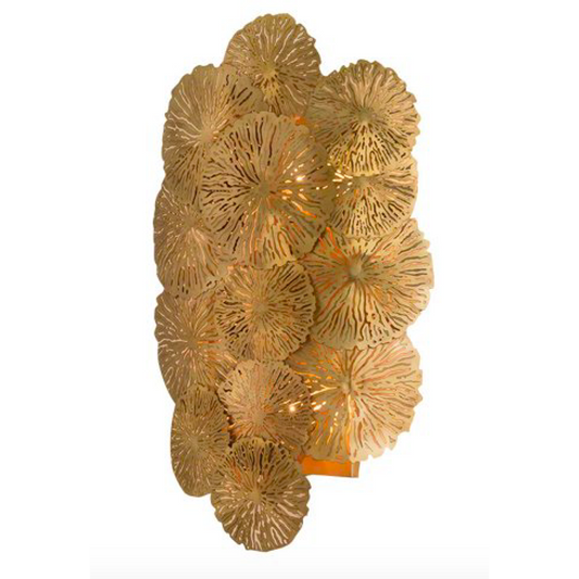 AM351 LILY PAD WALL SCONCE