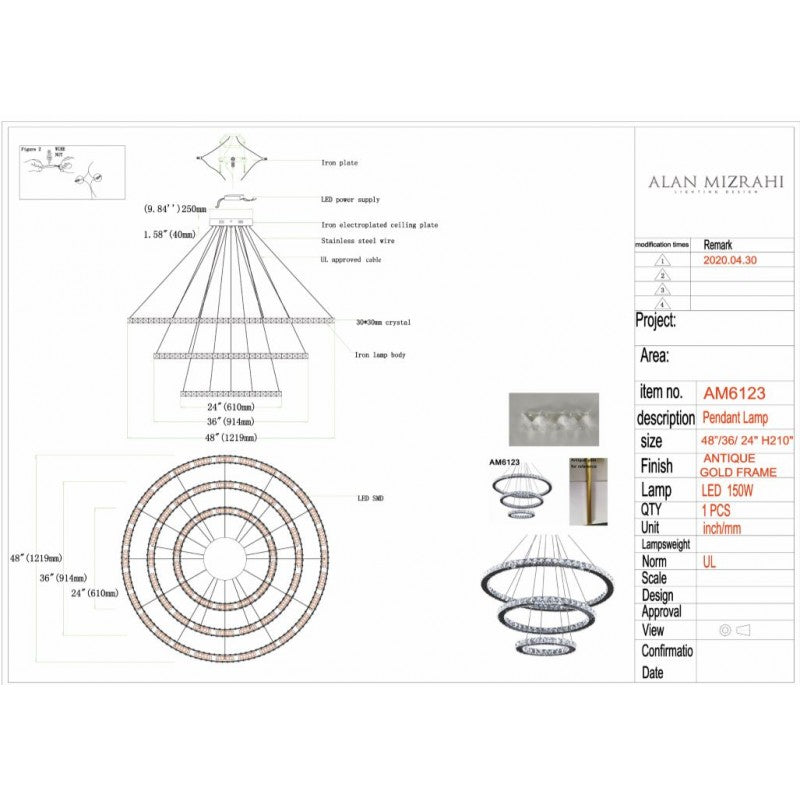 AM6123 CIRCLE 3 RINGS