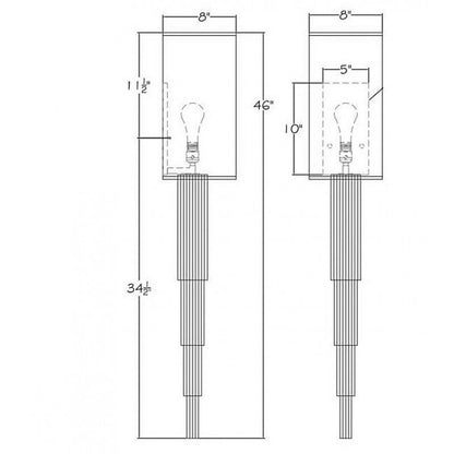 AM8714S PORTOBELLO WALL SCONCES