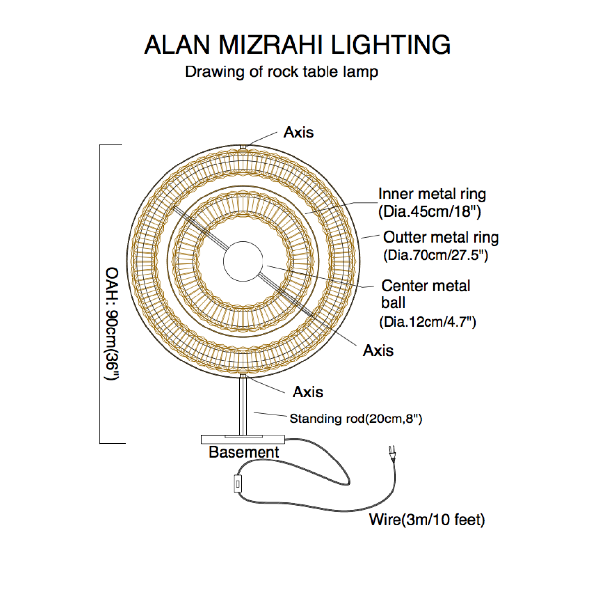 AM7409 ASTROLABE TABLE