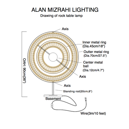AM7409 ASTROLABE TABLE