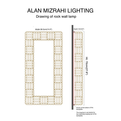 AM7449 Rock Sconces