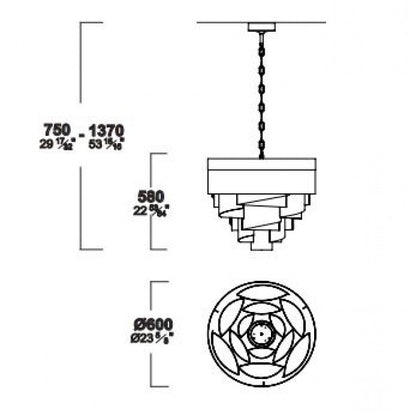 IQ8369 VENEZIA PENDANT