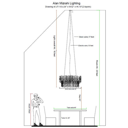JT110 Coup D'Eclat Chandelier