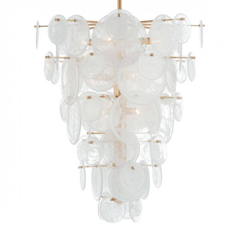 MV3003 LOIRE CASCADING CIRCULAR PLATES CHANDELIER