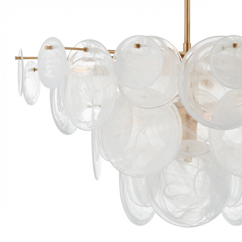 MV3003 LOIRE CASCADING CIRCULAR PLATES CHANDELIER