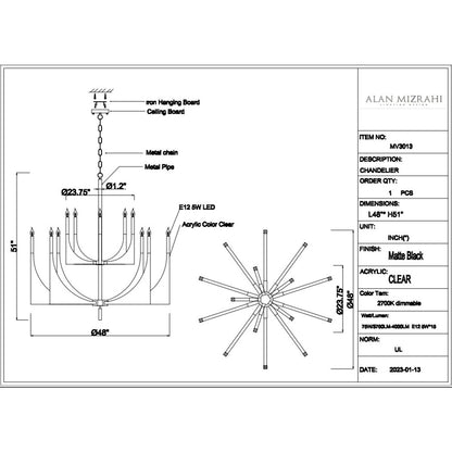 MV3013 Sirius Chandelier