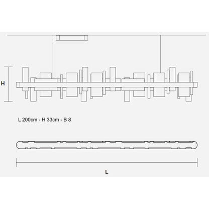 MV3031 Honice Chandelier