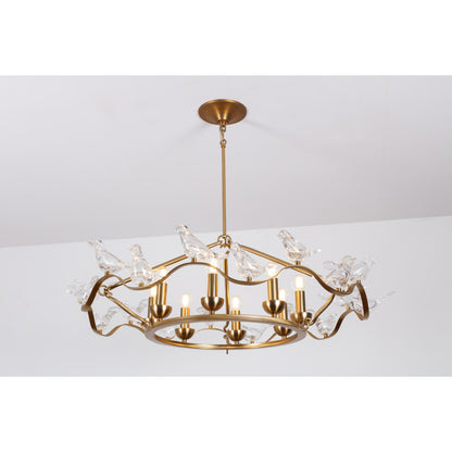 QZ0341 Dove Chandelier