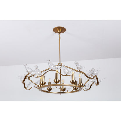 QZ0341 Dove Chandelier