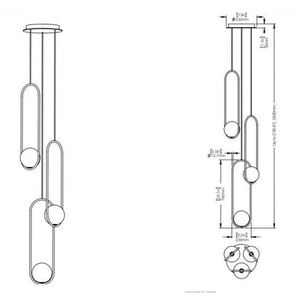 QZ1306 MILA CHANDELIER
