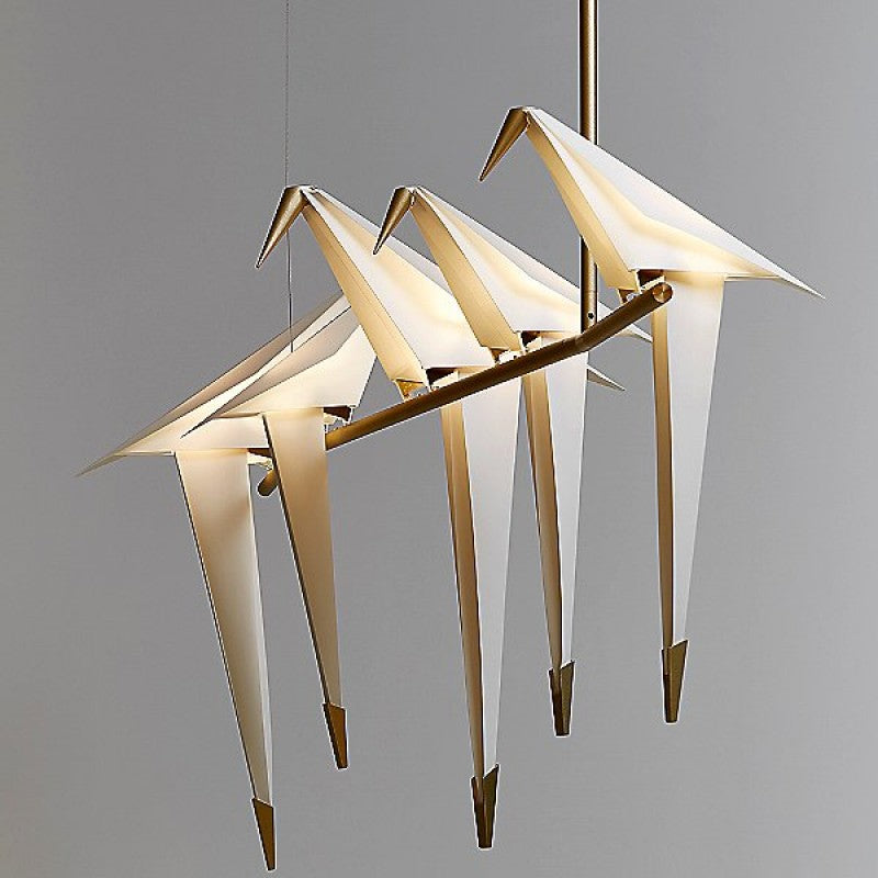 QZ8113 PERCH BIRD CHANDELIER