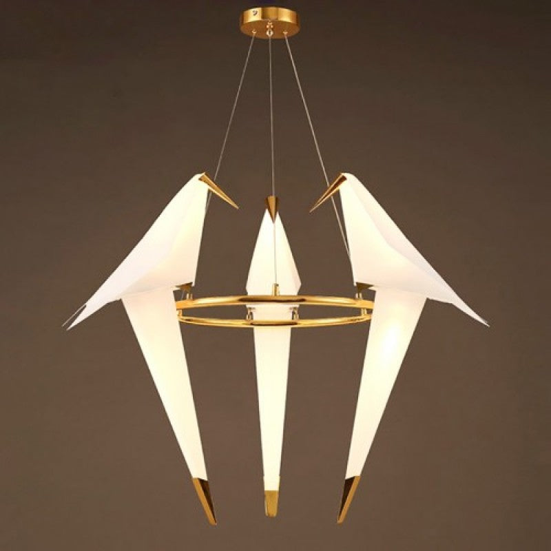 QZ8113 PERCH BIRD CHANDELIER