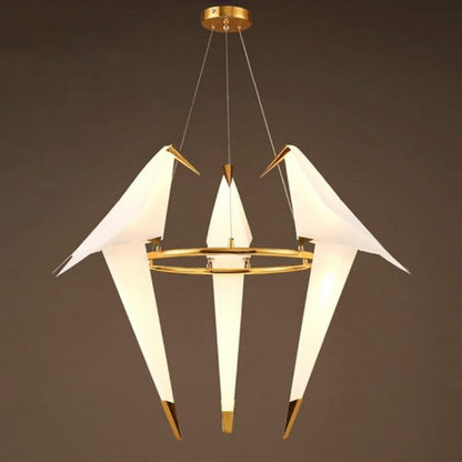 QZ8113 PERCH BIRD CHANDELIER