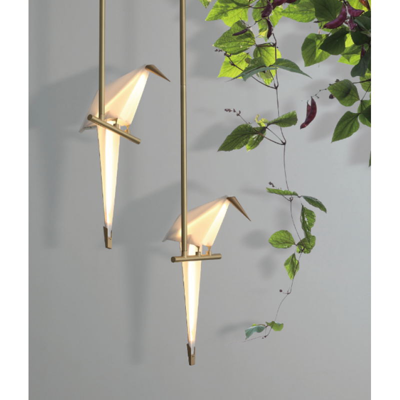 QZ8113 PERCH BIRD CHANDELIER