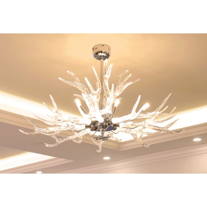QZ9091 CRYSTAL DEER CHANDELIER