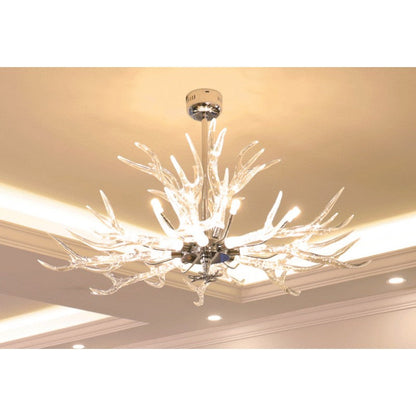 QZ9091 CRYSTAL DEER CHANDELIER