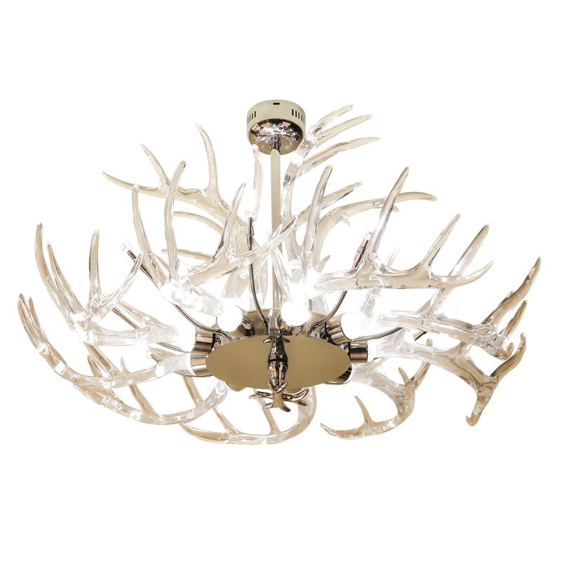 QZ9091 CRYSTAL DEER CHANDELIER