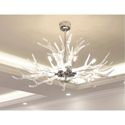 QZ9091 CRYSTAL DEER CHANDELIER