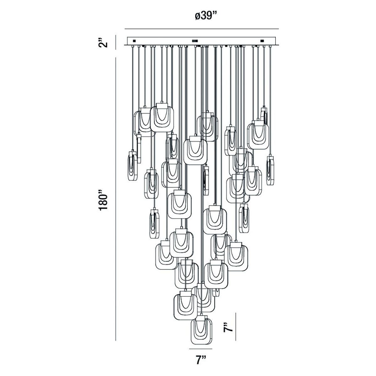SJ2071 Sugar Chandelier