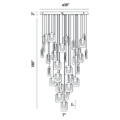 SJ2071 Sugar Chandelier