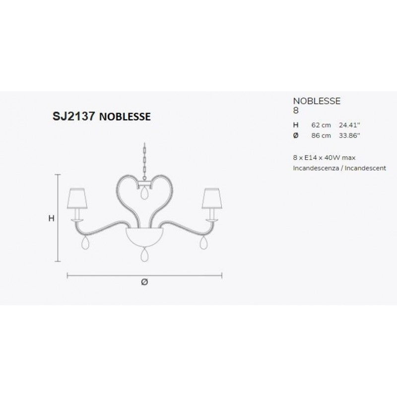 SJ2137 NOBLESSE CHANDELIER