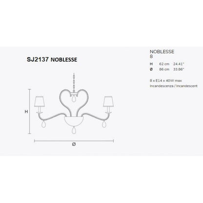 SJ2137 NOBLESSE CHANDELIER
