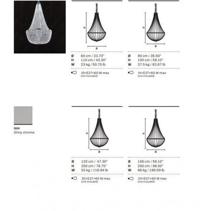 SJ2145 TSAR CHANDELIER