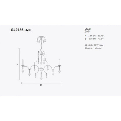 SJ2136 LIZZI CHANDELIER