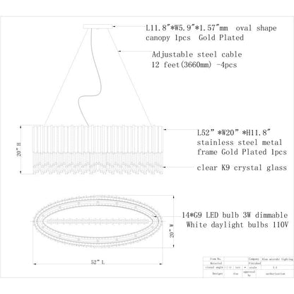 VK4030 EMPIRE OVAL