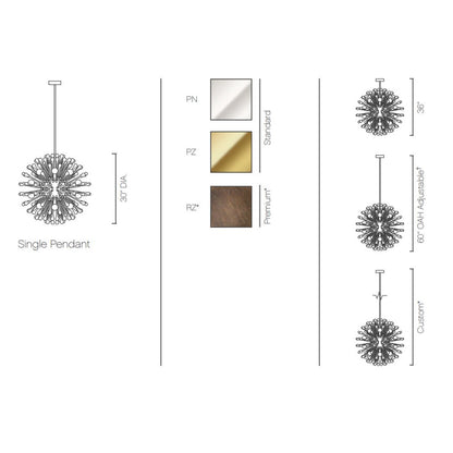 IQ8185 Sophia Single Pendant 24
