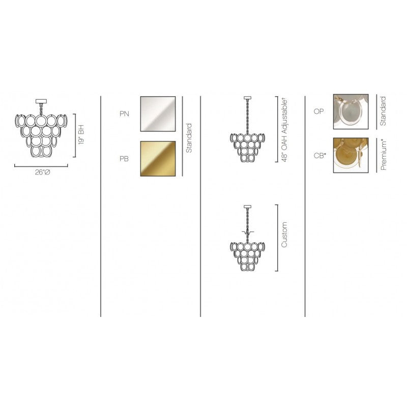 WM2131 PORTIA CHANDELIER