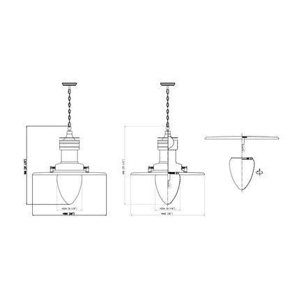 WM536 Station Light Pendant